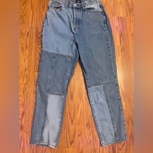 Simple Society, blocky jeans, never worn, size 9/29, baggy mom jeans, in style